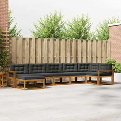 Comfortable 7-Piece Outdoor Sectional with Quality Build