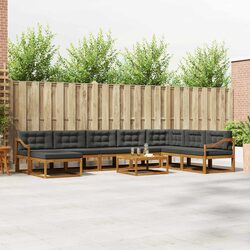 Comfortable and Practical 9-Piece Outdoor Sofa Set