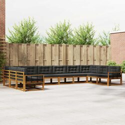 Comfortable and Durable 10-Piece Outdoor Sectional Sofa Set