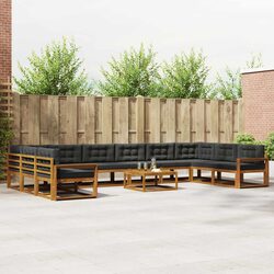 Comfortable and Reliable 11 Piece Outdoor Sectional Sofa Set