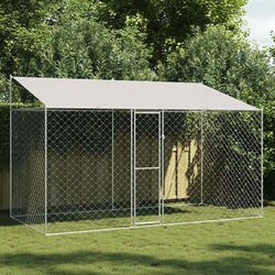 Reliable Outdoor Dog Cage with Roof for Your Pet's Safety