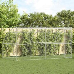 Reliable Silver Dog Kennel – Safe and Easy to Use