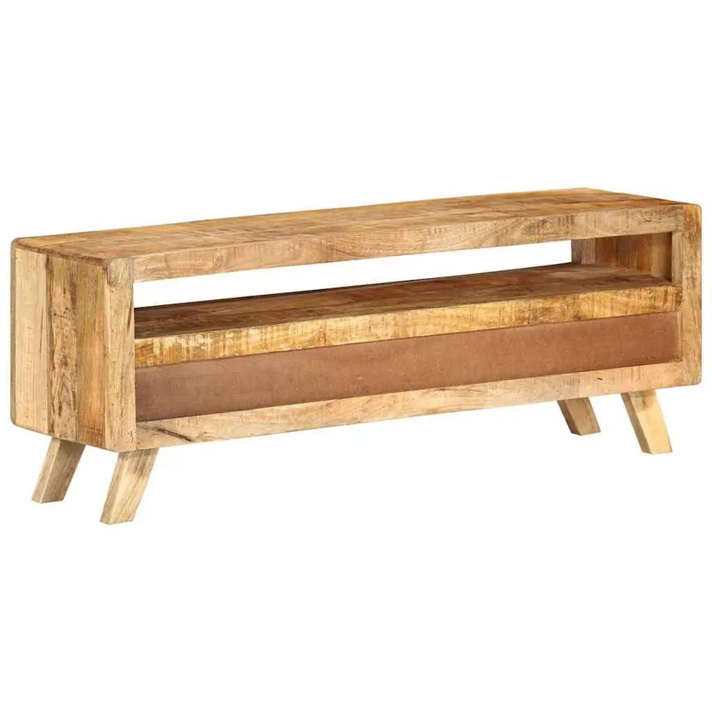 TV Cabinet Storage Unit 110x30x40cm Brown Wooden with 3 Drawers and 1 Shelf for Living Room