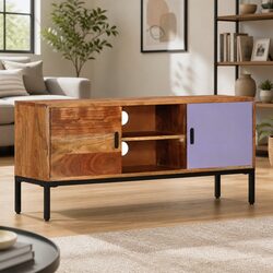 A Practical and Stylish Solid Wood TV Cabinet