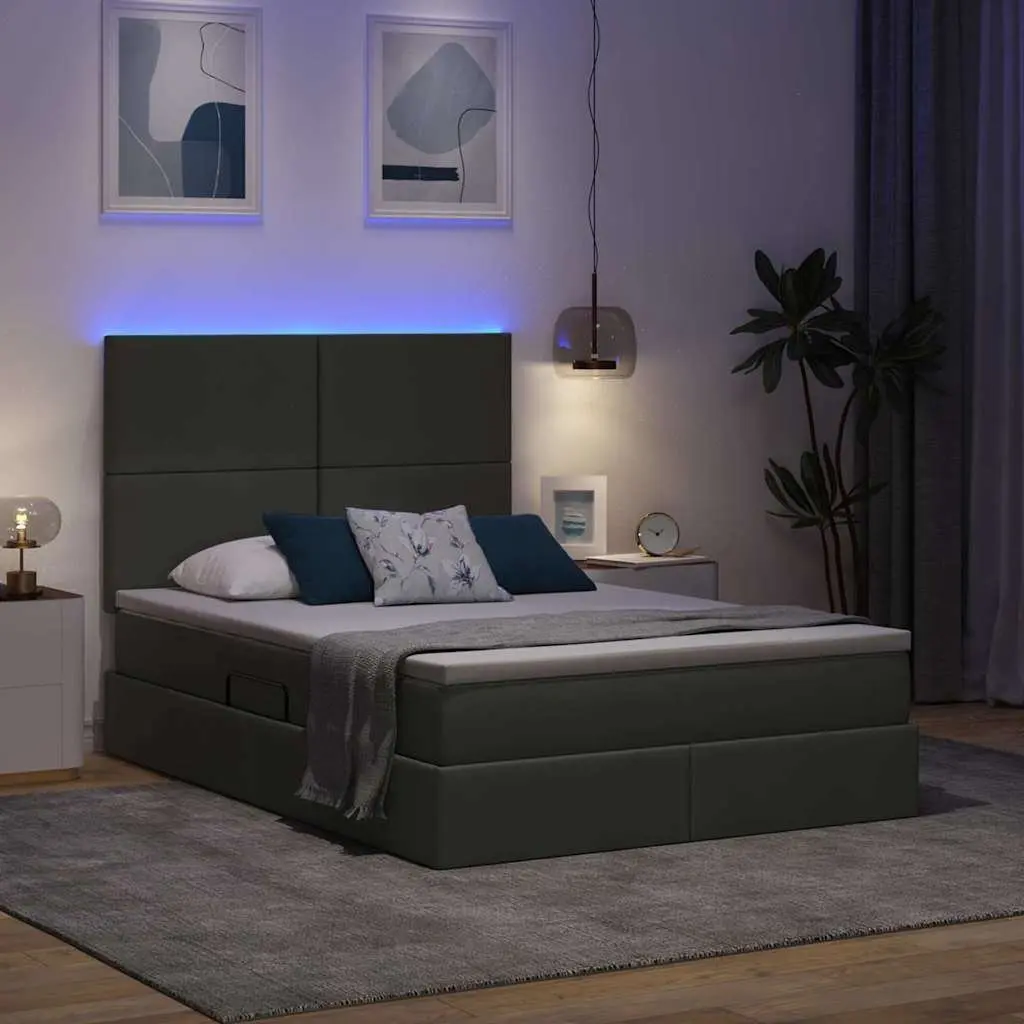 LED Storage Bed with Under-Bed Storage