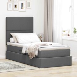 Comfortable and Practical Storage Bed with LED Lights