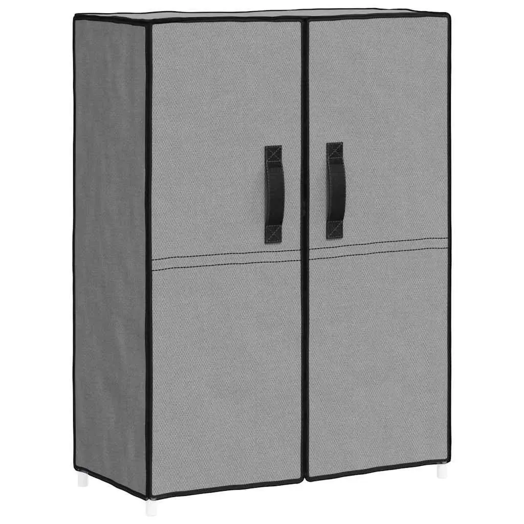 Shoe Cabinet 5-Tier Storage Organiser Rack Grey Fabric