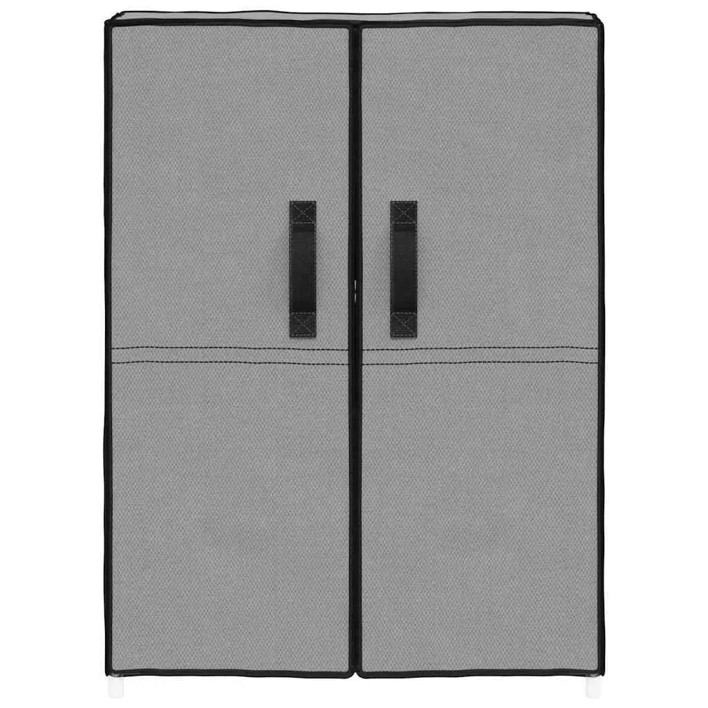 Shoe Cabinet 5-Tier Storage Organiser Rack Grey Fabric