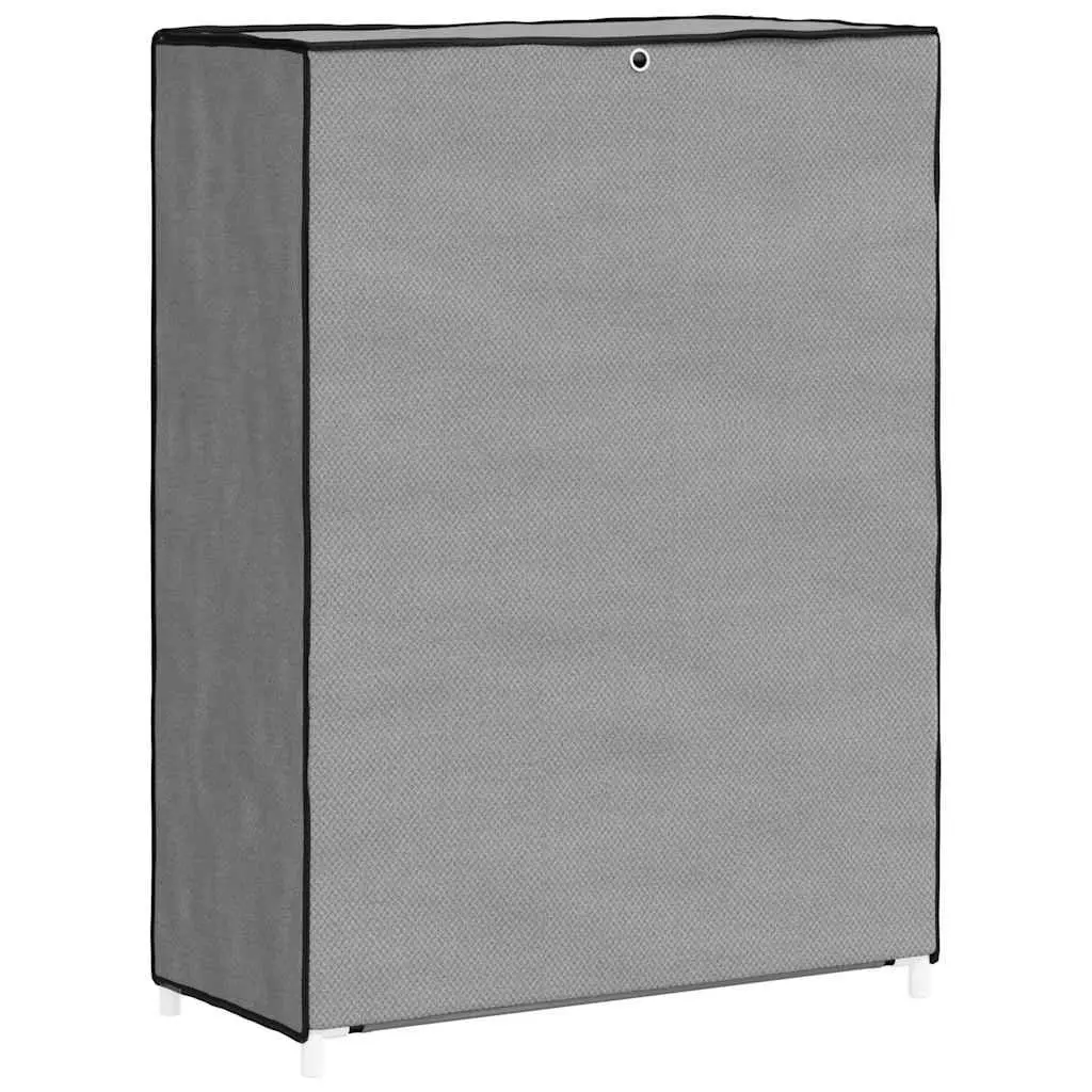 Shoe Cabinet 5-Tier Storage Organiser Rack Grey Fabric