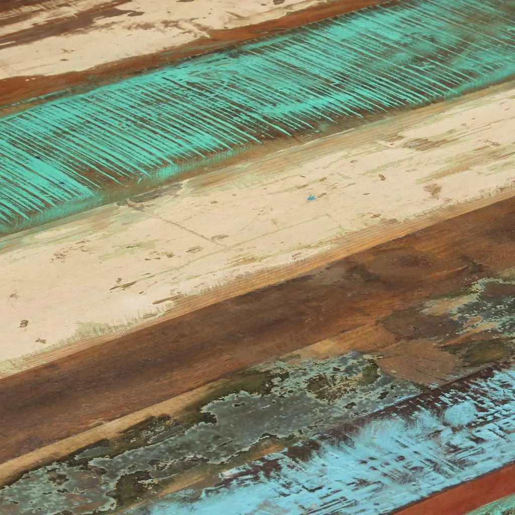 Dining Table Handmade Solid Reclaimed Wood Rustic 82x80x76 cm Multicolour