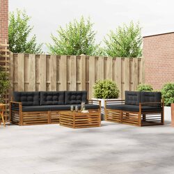Warm and Inviting 6-Piece Outdoor Sofa Set