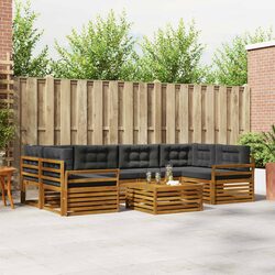 Warm and Practical 7-Piece Outdoor Sofa Set