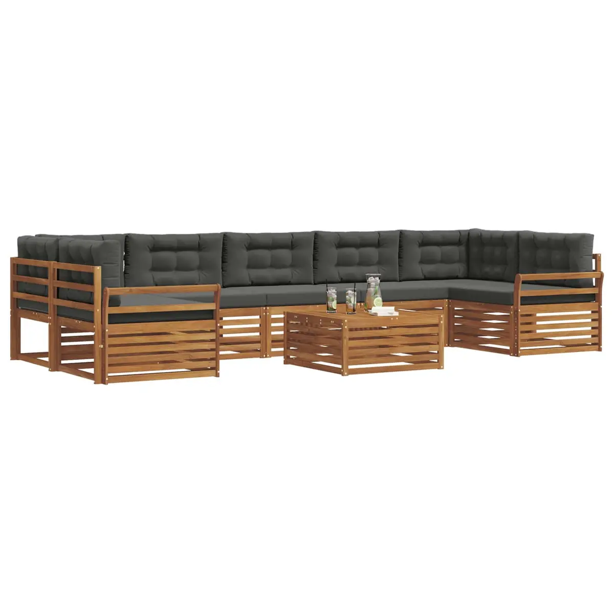 8-Piece Outdoor Sofa Set for Relaxation