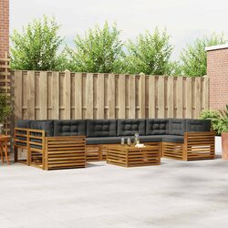Durable 8 Piece Acacia Outdoor Sofa Set