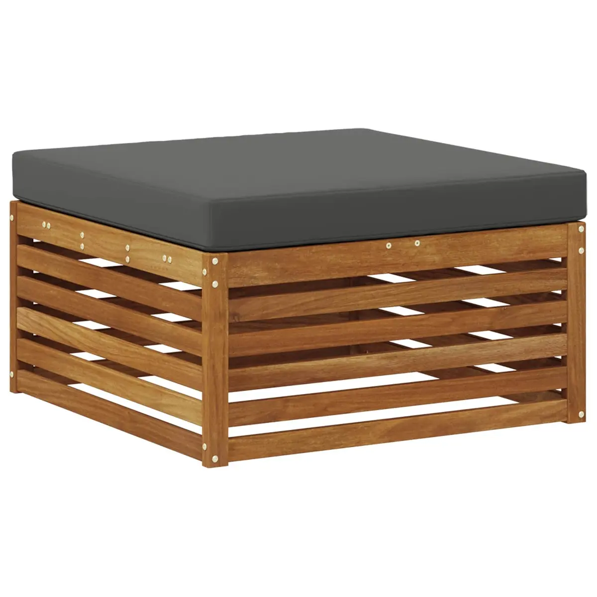 Outdoor Sofa Set Garden Furniture Natural Anthracite Acacia Wood Patio Seating
