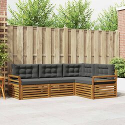 Reliable 4-Piece Outdoor Sofa Set with Comfort and Style