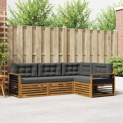 Comfortable and Durable 4-Piece Outdoor Sofa Set