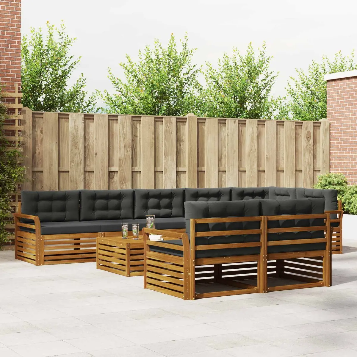 9-Piece Outdoor Sofa Set