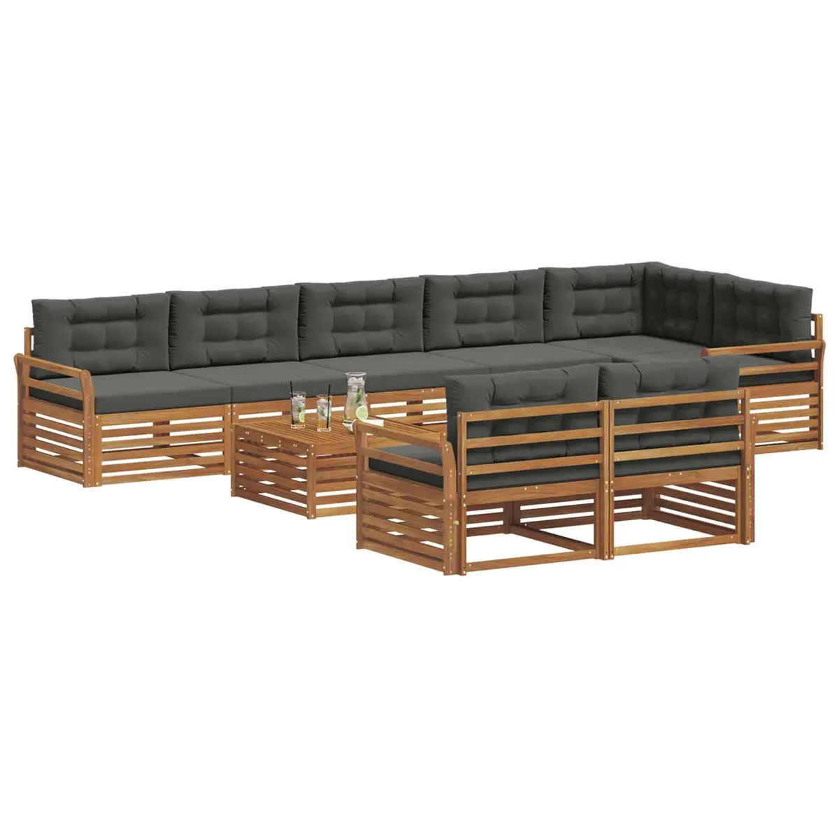 9-Piece Outdoor Sofa Set