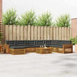 Reliable 9-Piece Outdoor Sofa Set with Practical Design