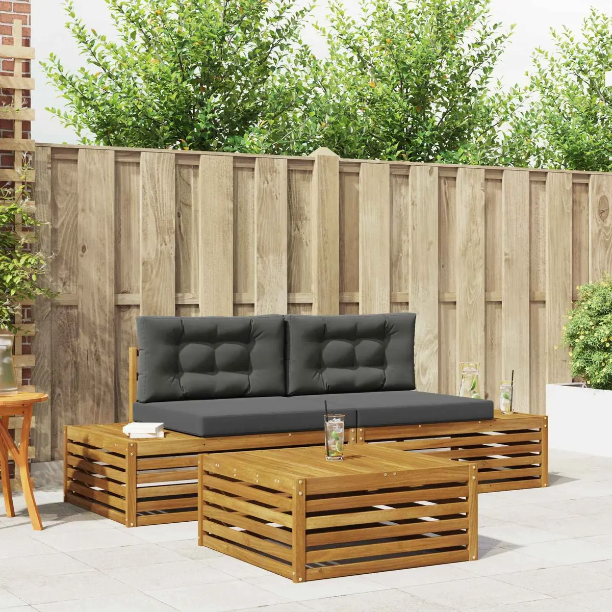 3-Piece Outdoor Sofa Set