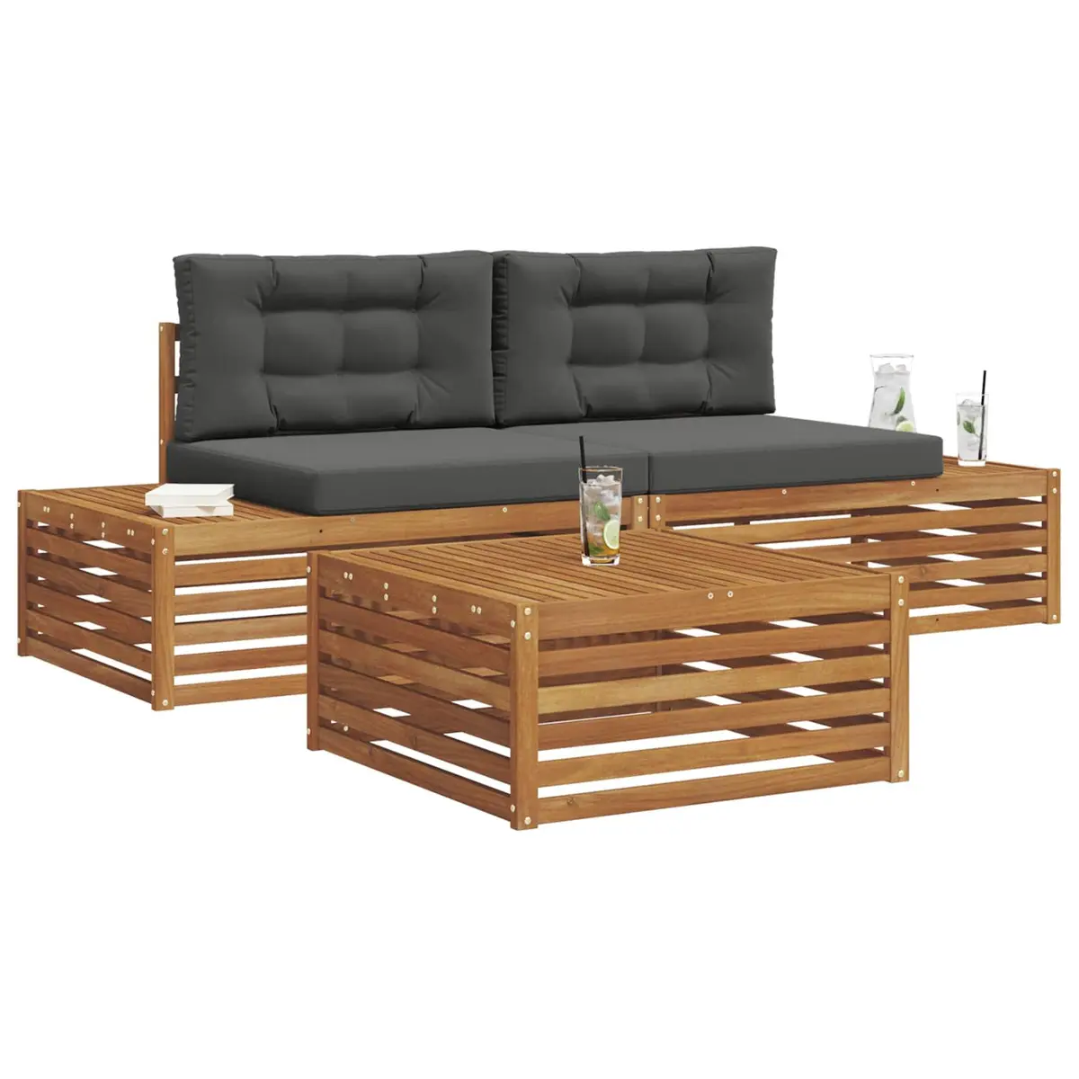 3-Piece Outdoor Sofa Set