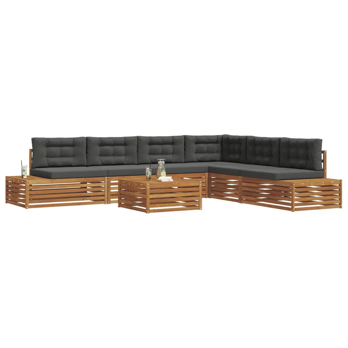 7-Piece Outdoor Sectional Sofa Set