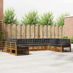 Quality Outdoor Sofa Set - 9 Pieces of Value and Comfort