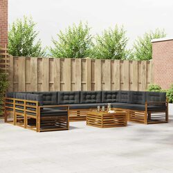 Warm and Practical 10-Piece Outdoor Sofa Set
