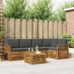 Comfortable 6 Piece Outdoor Sofa Set with Quality Design