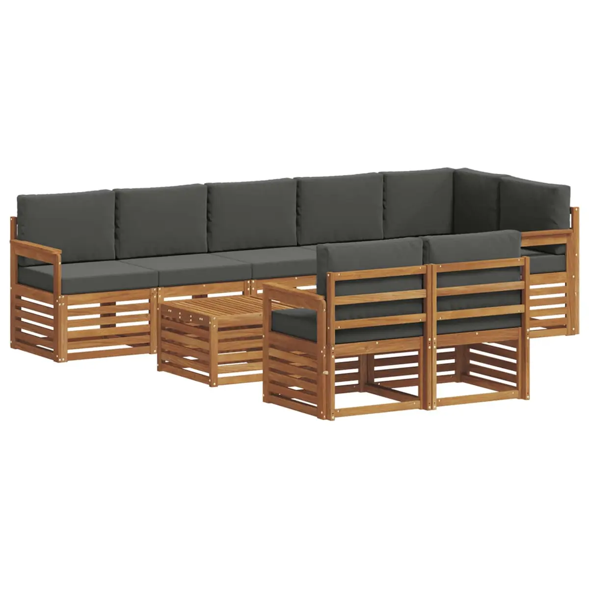 9-Piece Outdoor Sectional Sofa Set