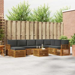 Reliable 9-Piece Outdoor Sofa Set for Comfort