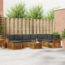 Value and Durability in a 9-Piece Outdoor Sofa Set