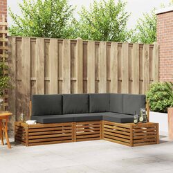 Comfortable 4-Piece Outdoor Sofa Set for Relaxation