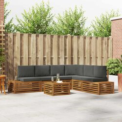 Durable 7-Piece Outdoor Sofa Set with Weather Protection