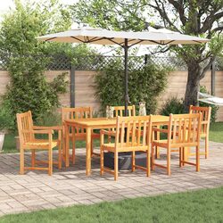 Reliable 7-Piece Dining Set in Solid Acacia Wood