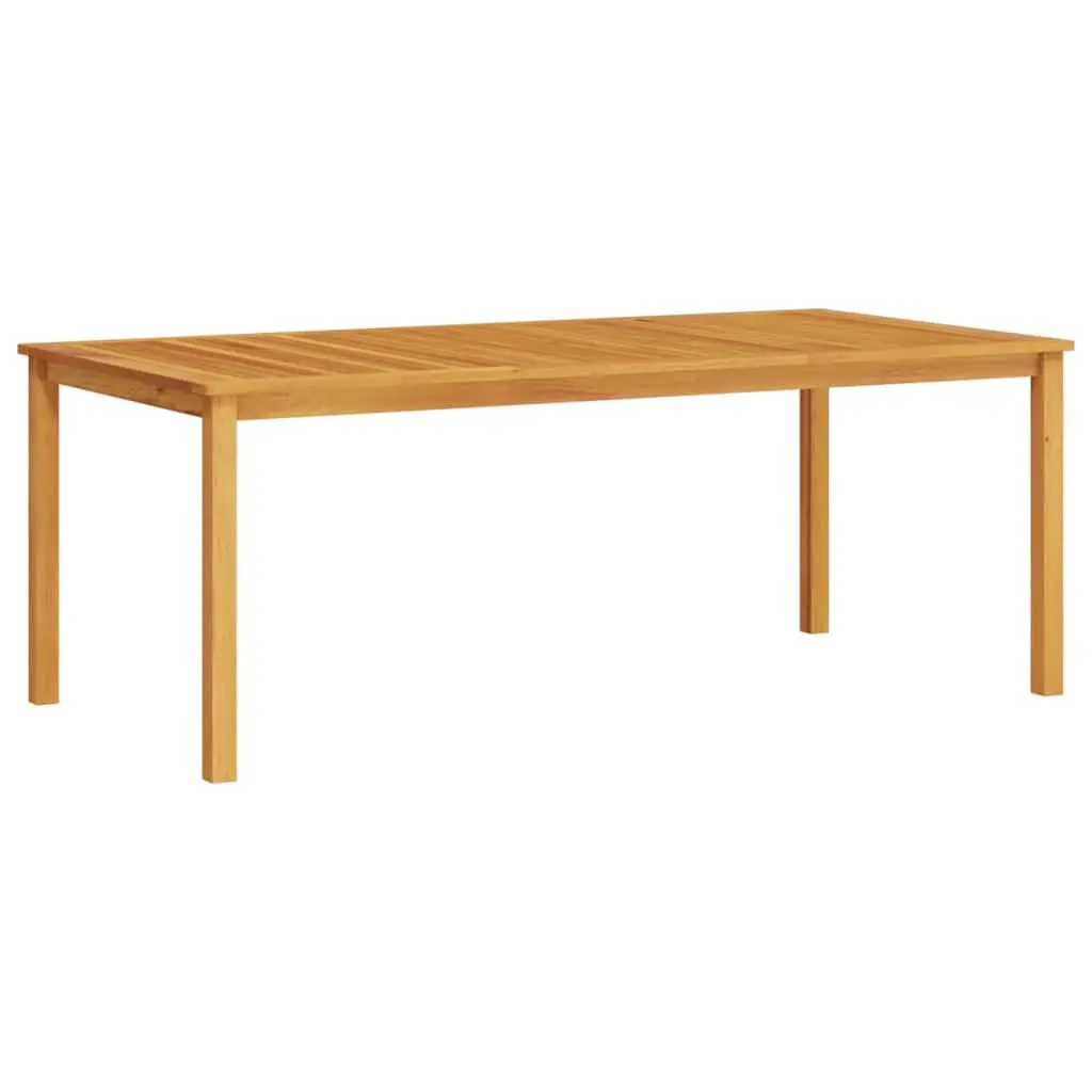 Garden Dining Set Outdoor Furniture 9 Pieces Brown Acacia Wood