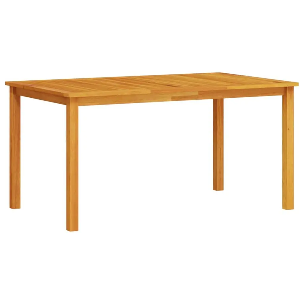 Garden Dining Set 5 Pieces Outdoor Furniture Brown Acacia Wood