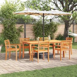Value and Practicality with the 7-Piece Acacia Dining Set
