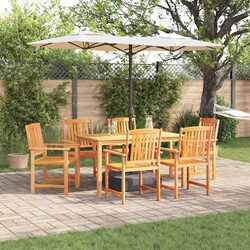 Reliable 7-Piece Garden Dining Set with Comfort