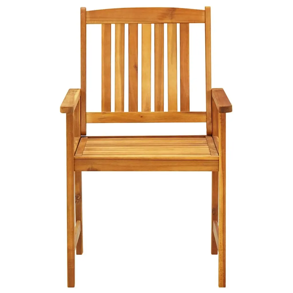 Brown Acacia Wood Garden Dining Set