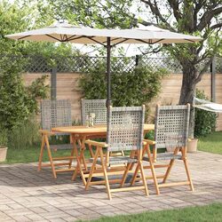 Comfortable 5 Piece Garden Dining Set with Value