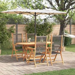 Comfortable and Practical 5-Piece Garden Dining Set