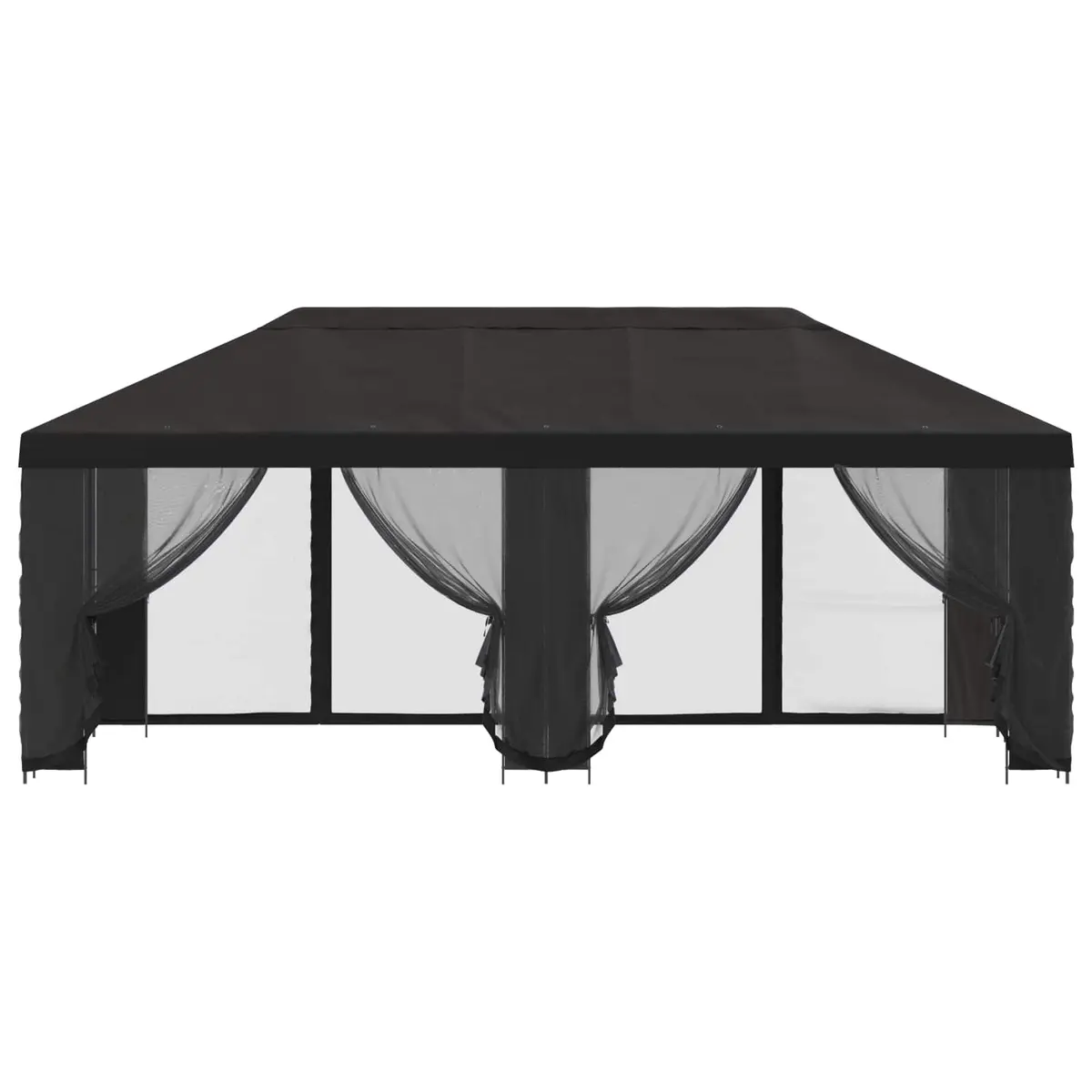 Garden Gazebo Outdoor Canopy 6x3m Anthracite with Mesh Sidewalls