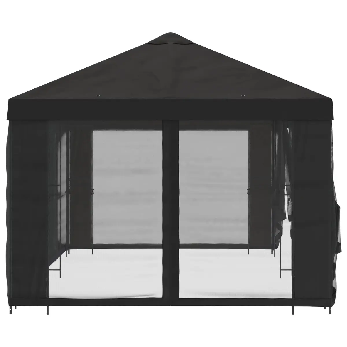 Garden Gazebo Outdoor Canopy 6x3m Anthracite with Mesh Sidewalls