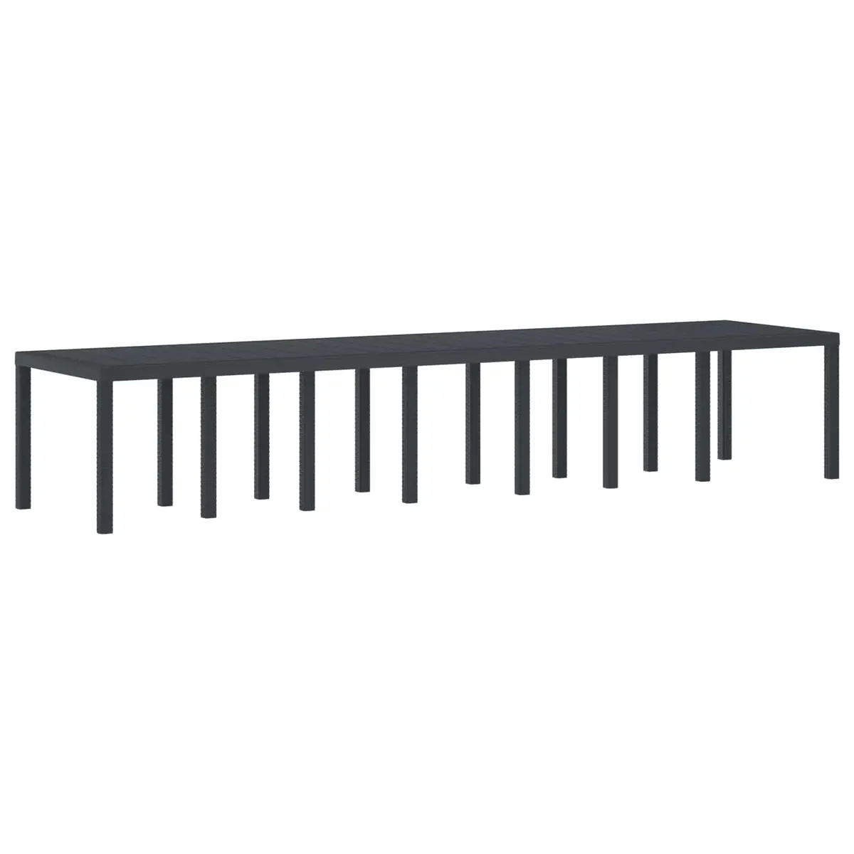 Anthracite Garden Table for Dining