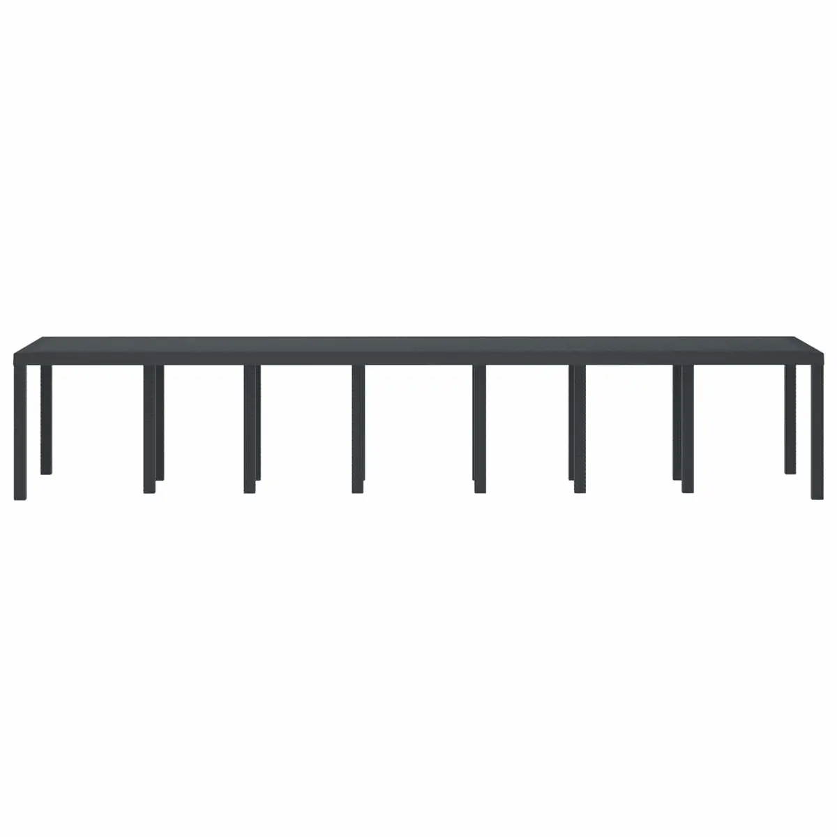 Anthracite Garden Table for Dining