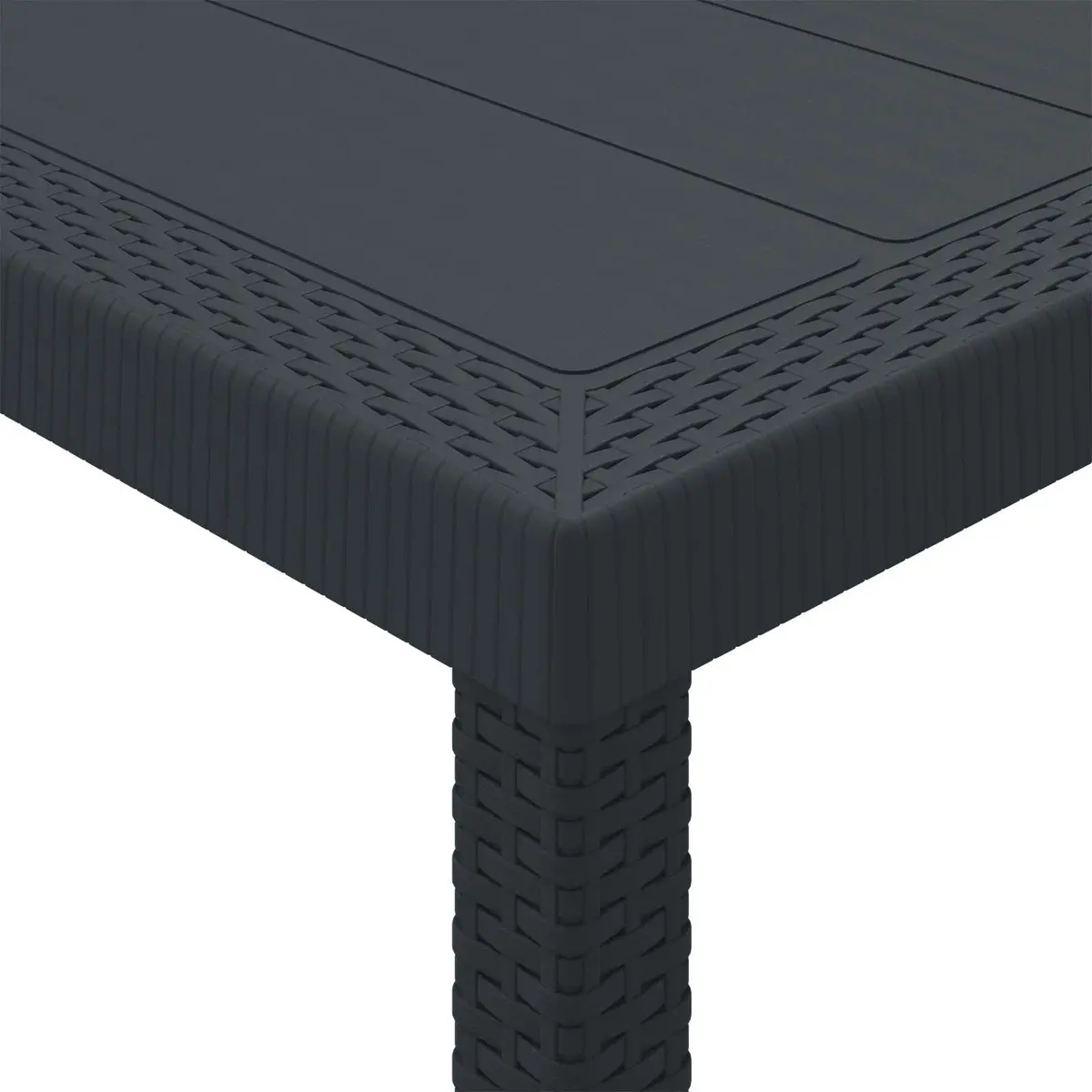 Anthracite Garden Table for Dining