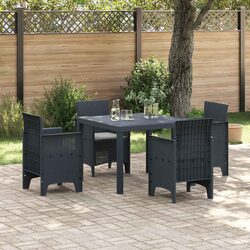 Reliable and Comfortable 5-Piece Garden Dining Set