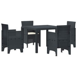 Comfort and Value in an Anthracite Garden Dining Set